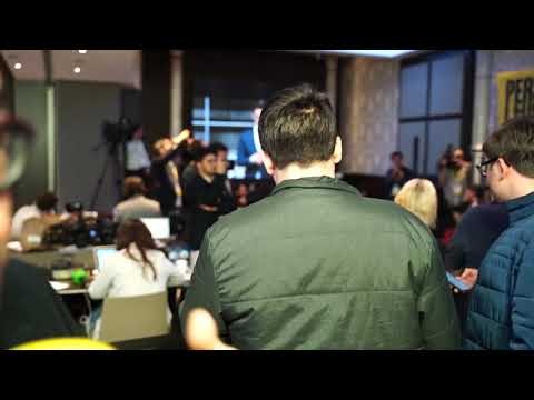 Arriben els primers resultats de les europees a la seu de JxCat