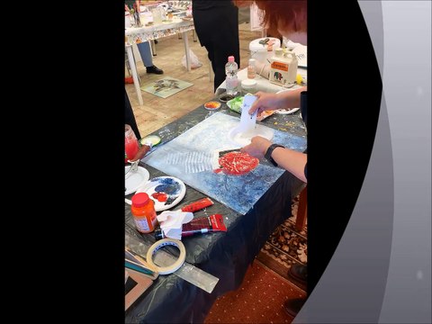 152. Vörös és szürke - Absztrakt SMV Collage