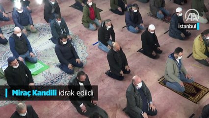 Miraç Kandili idrak edildi
