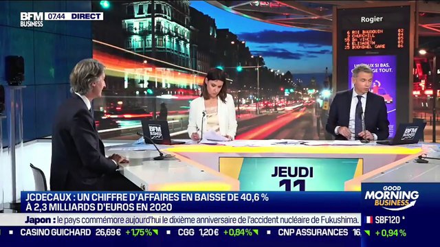 Jean-Charles Decaux (JCDecaux): Le chiffre d'affaires de JCDecaux en baisse de 40,6% en 2020 - 11/03