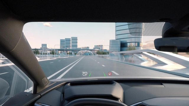 Audi Q4 e-tron – Augmented Reality Head-Up-Display Animation