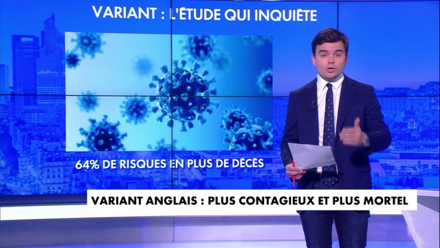 Covid-19 : le variant anglais serait 64% plus mortel
