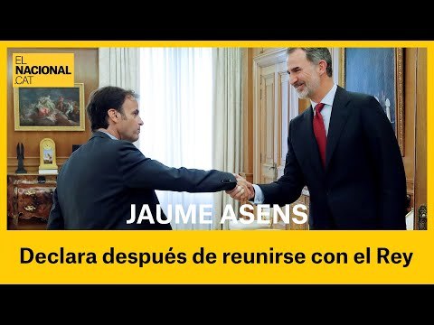 Asens retreu a Felip VI el discurs del 3-O i constata la manca d’autocrítica
