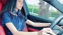 my gf so smooth driving