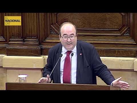 Miquel Iceta diu que el clam 'ho tornarem a fer' és contrari al progrés del país.