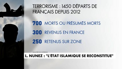 Laurent Nuñez : «l’Etat islamique se reconstitue»