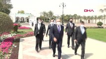 Bakan Çavuşoğlu, Katar Emiri Şeyh Tamim bin Hamad Al Thani tarafından kabul edildi