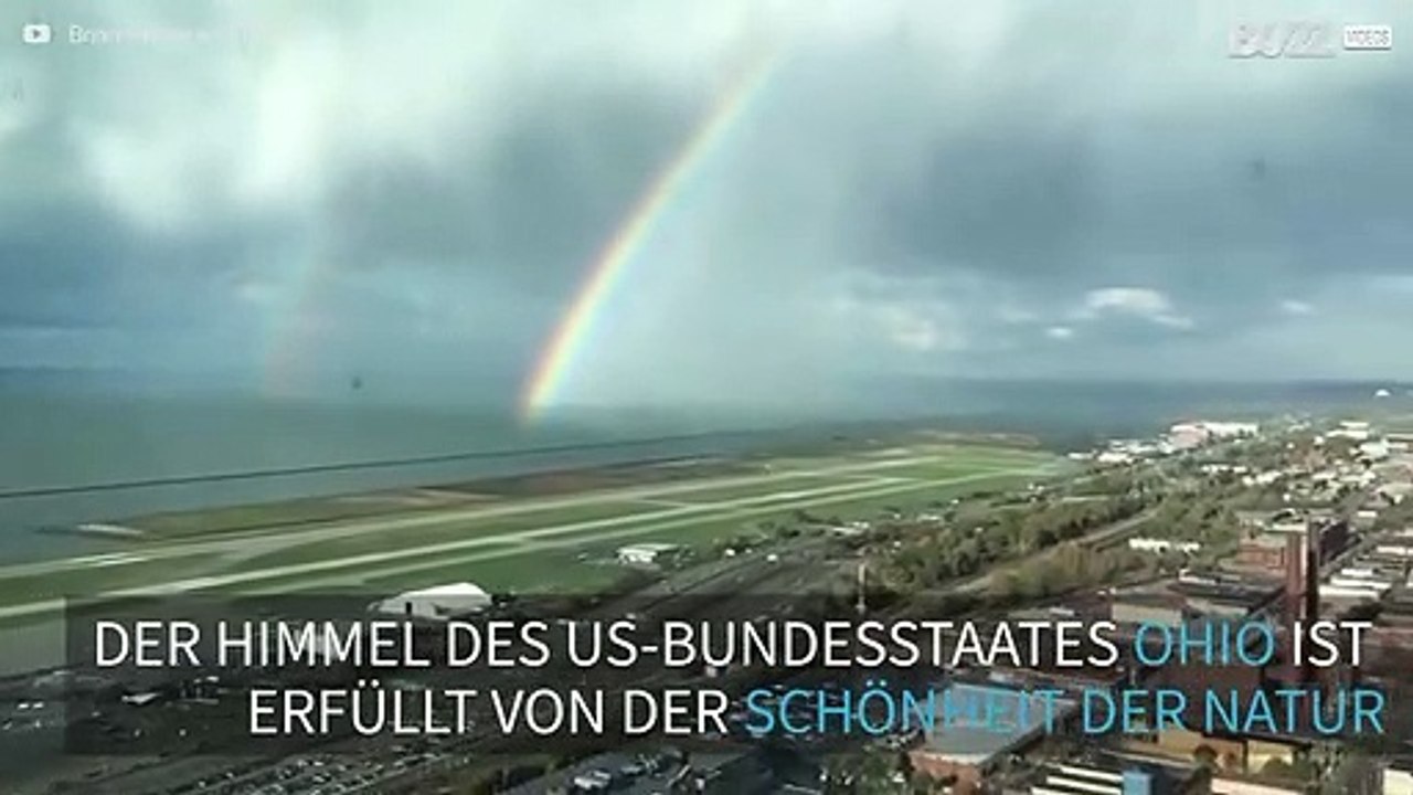 Wunderschöner Regenbogen über den USA