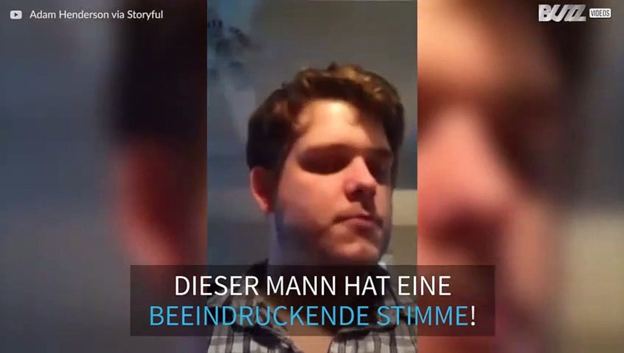 Mann mit unglaublichem Stimmumfang