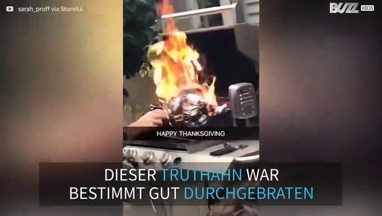 Flambierter Truthahn ist die neue Thanksgivingtradition