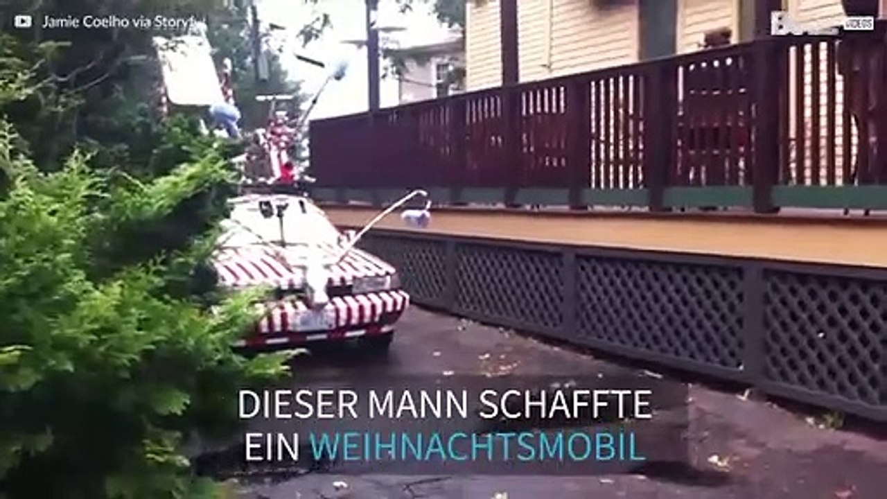Das weihnachtlichste Auto in den USA