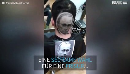 Wladimir Putin als Frisur!