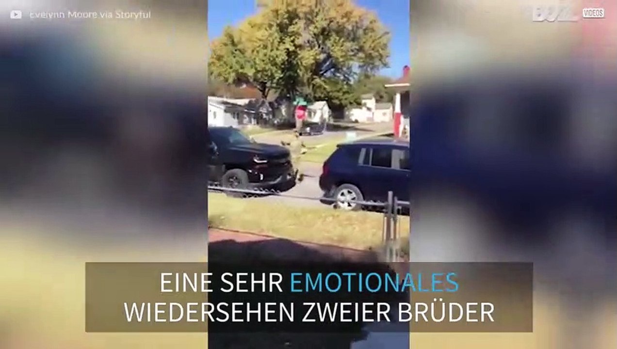 Emotionales Wiedersehen zweier Brüder nach 4 Jahren