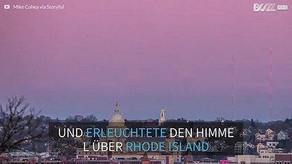 Der erste Supermond des Jahres erschien über Rhode Island