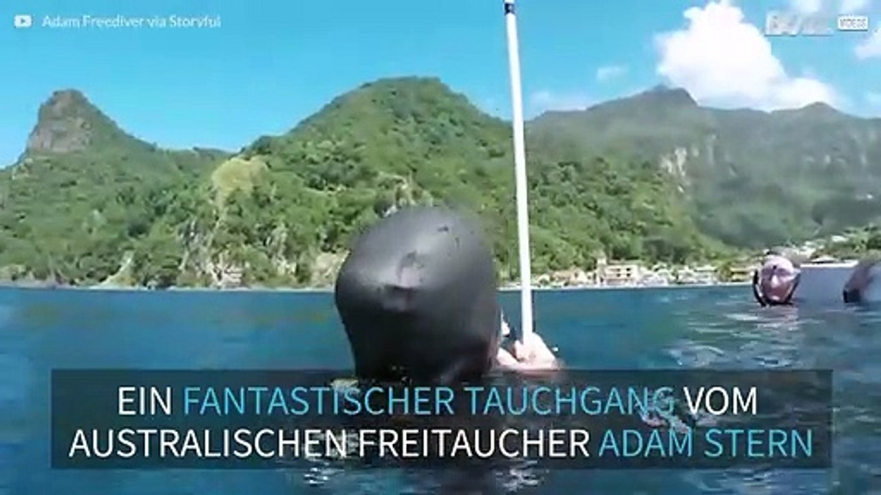 Apnoetaucher bricht eigenen Rekord in der Karibik