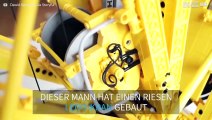 Unfassbar! Ein Mann baut einen riesigen Kran aus Lego