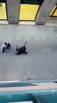 Pelea con machetes en el barrio del Raval de Barcelona