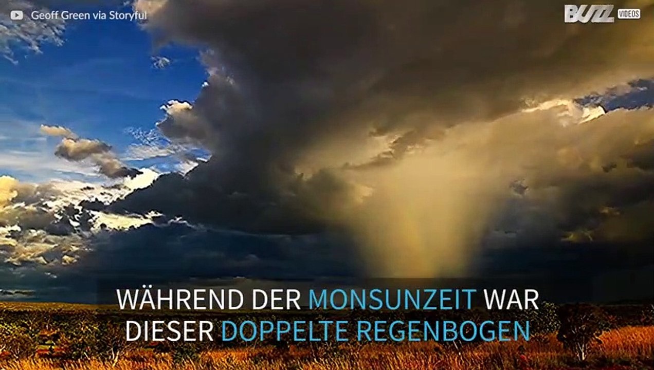 Beeindruckendes Naturschauspiel: Doppelter Regenbogen über Australien