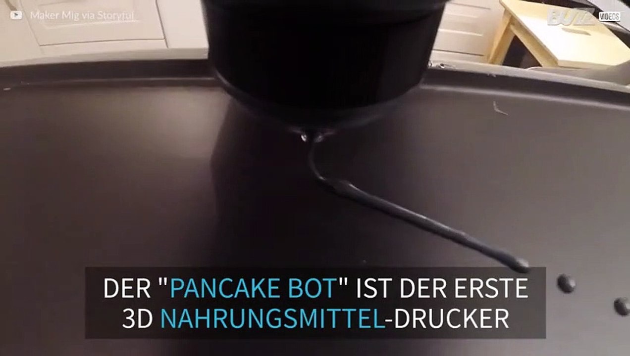 Der erste 3D Drucker der dir Pfannkuchen macht