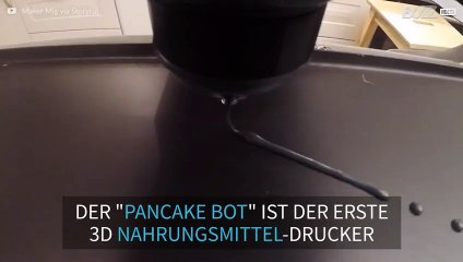 Der erste 3D Drucker der dir Pfannkuchen macht