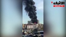 حريق هائل بإحدى مستشفى اسطنبول بتركيا