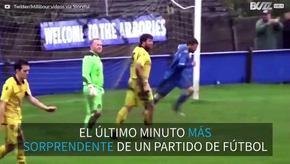 ¡El último minuto más surrealista de un partido de fútbol!