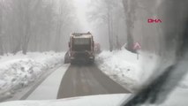 KOCAELİ Kartepe'de kar yağışı etkili oldu