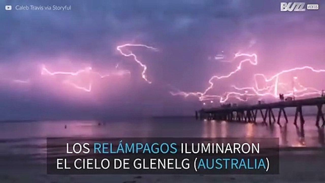 Tempestad vistosa azota Australia