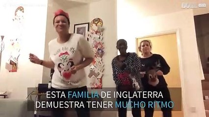 ¡Esta familia revoluciona internet con su baile navideño!