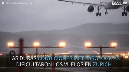 ¡Aterrizajes de vértigo en Zurich!