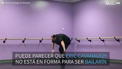 ¿Quién diría que este hombre es tan buen bailarín?