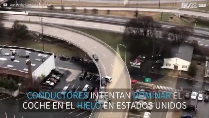 Hielo en la carretera provoca varias colisiones, pero podrían haber sido más