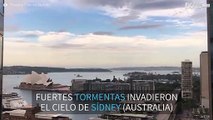 Timelapse muestra la tormenta que se cierne sobre Sídney