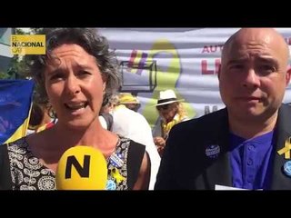 Això opinen els assistents de la manifestació d'Estrasburg