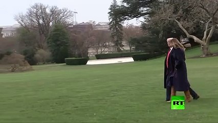 شاهد كيف أنقذ ترامب زوجته ميلانيا