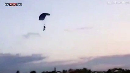 [1280x720] فيديو يوثق اصطدام عنيف في الهواء