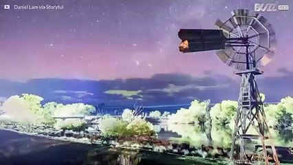 Breathtaking Aurora Australis in time-lapse