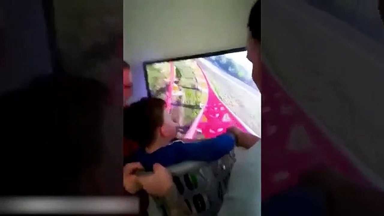 Familys ingenious way to beat theme park prices with homemade rollercoaster