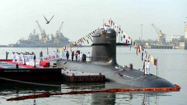 Indian Navy gets Scorpene-class submarine INS Karanj