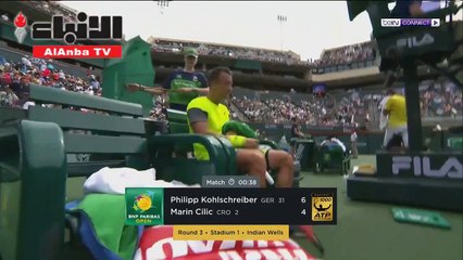 هاليب إلى ربع نهائي "انديان ويلز" وخروج فوزنياكي وسيليتش