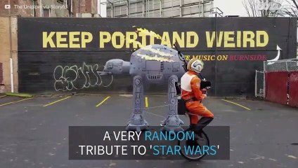 A very original tribute to 'Star Wars!'