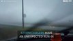 Storm chasers are surprised by a tornado in the USA