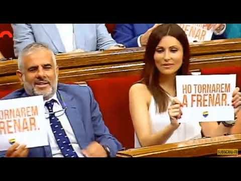 HO TORNAREM A FRENAR , els cartells de Ciutadans al Parlament