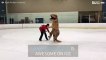 T-rex on ice pulls off acrobatics in California