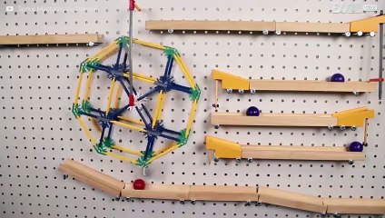 Youtuber creates amazing ball contraption