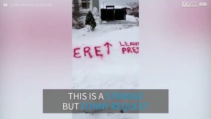 Little girl tells Santa to leave the presents and take her brother