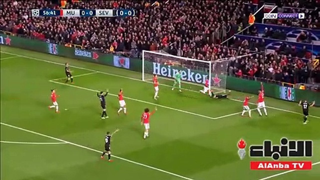 إشبيلية يقصي مانشستر يونايتد ويصل ربع نهائي دوري الابطال