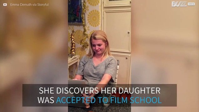 Mom goes crazy when she finds out her daughter got in to NYU Film School