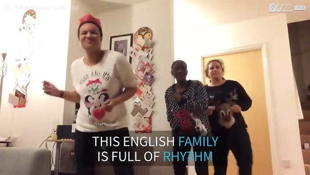 Family entertains internet with their Christmas funk and soul dance