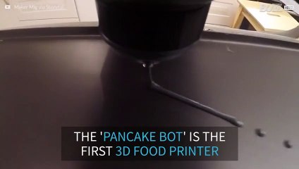 Meet the first 3D pancake printer